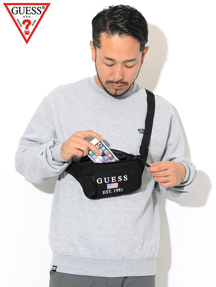 GUESS ゲス ウエストバッグ ミニ ロゴ ヒップ パック(GUESS Mini