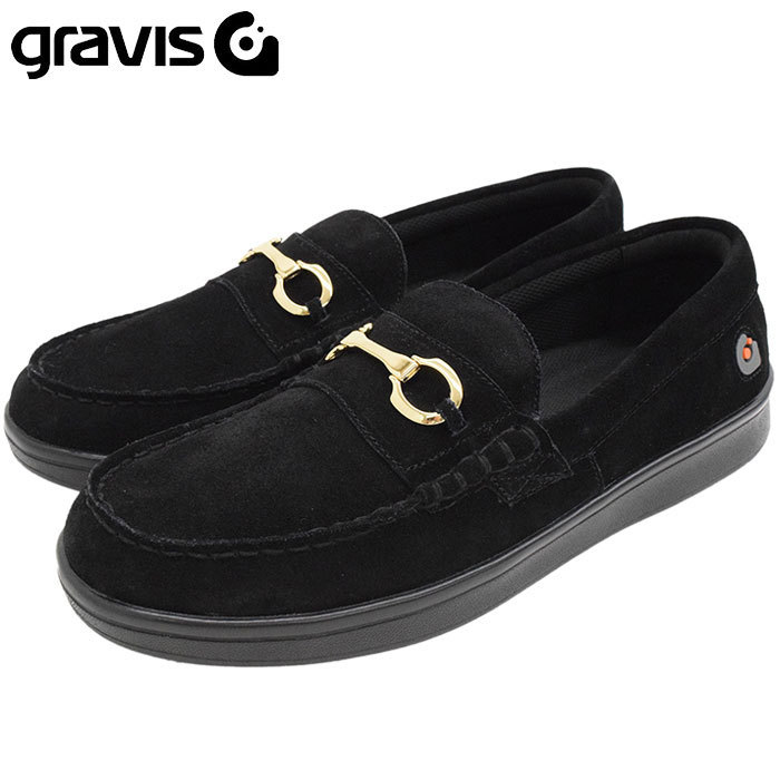 グラビス スニーカー gravis メンズ 男性用 オジェック ビット Black ( ODJICK BITS ローファー ブラック 靴 シューズ  SHOES 25228-0001 )