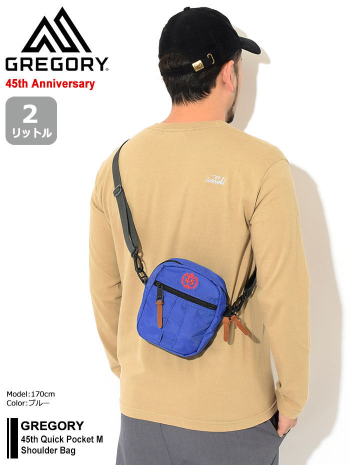 グレゴリー ショルダーバッグ GREGORY 45th クイックポケット M (Quick Pocket M Shoulder Bag 45周年  ポーチ メンズ レディース 654599173)