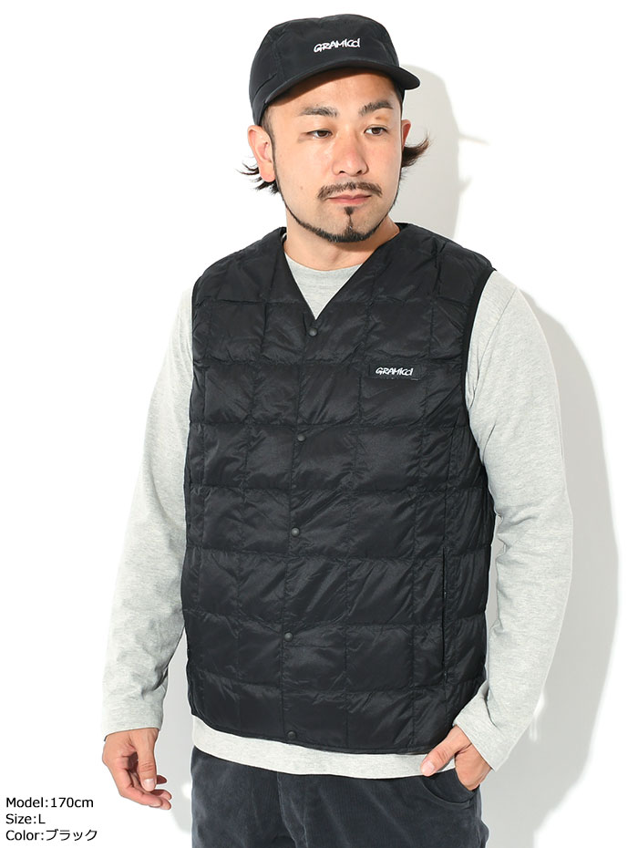 GRAMICCIグラミチのジャケット TAION Inner Down Vest02