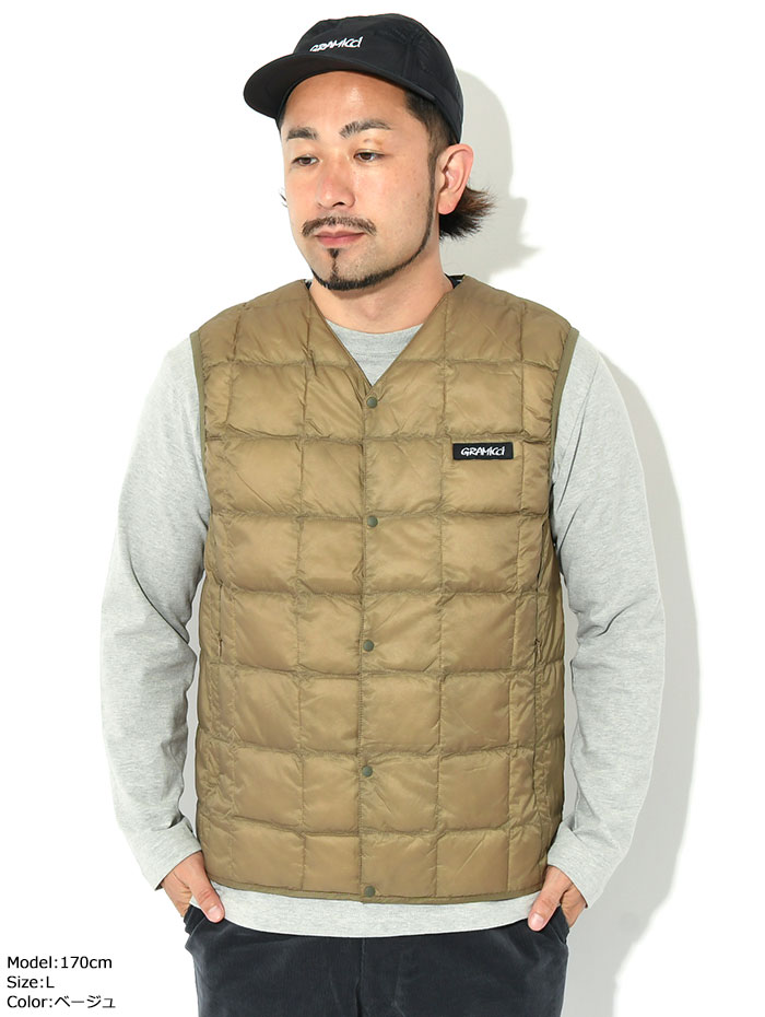 GRAMICCIグラミチのジャケット TAION Inner Down Vest04