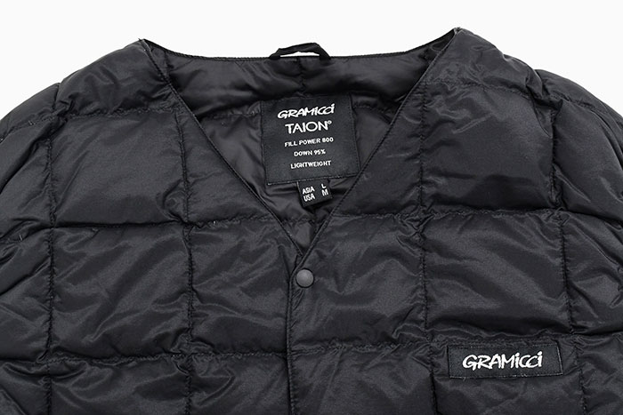 GRAMICCIグラミチのジャケット TAION Inner Down Vest09