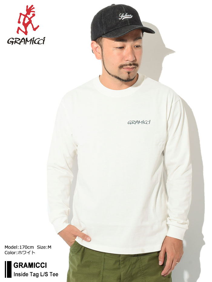 GRAMICCI（グラミチ） ロンT Tシャツ 長袖 メンズ インサイド タグ