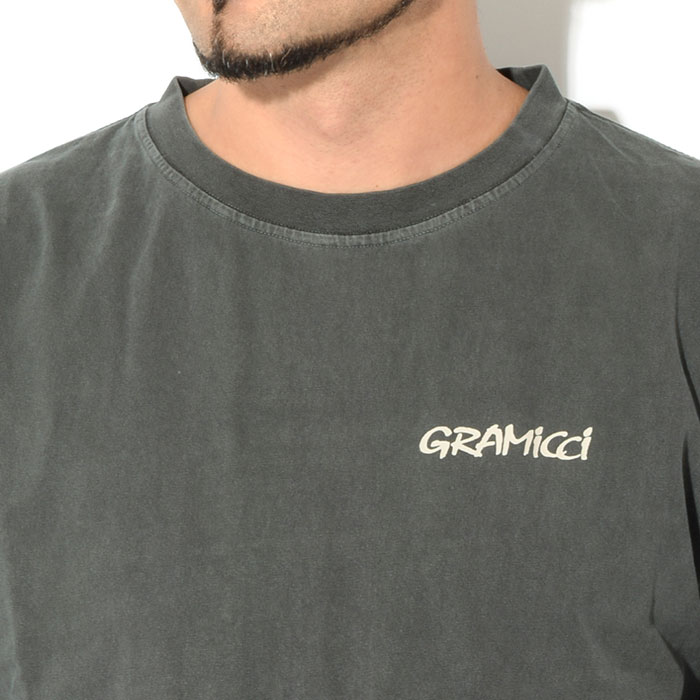 希少80's USA製 GRAMICCI グラミチ　ロンT 袖プリ　フェード GRAMICCI（グラミチ） ロンT Tシャツ 長袖 メンズ G パンツ(G-Pant L/S