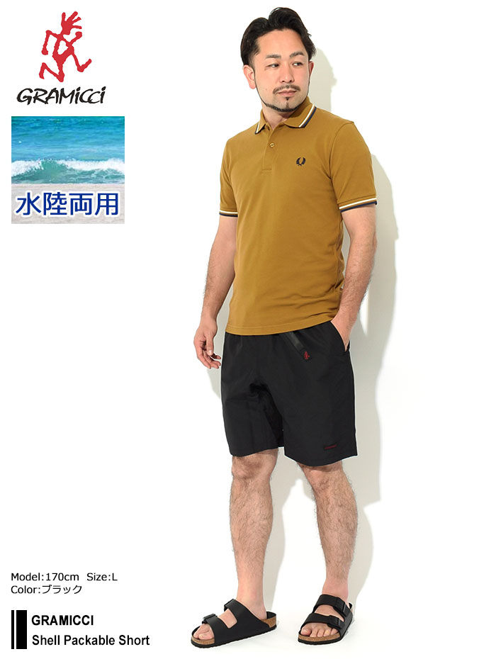 GRAMICCIグラミチのハーフパンツ Shell Packable Short01