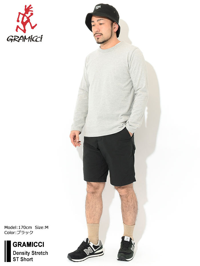 グラミチ ハーフパンツ GRAMICCI メンズ デンシティー ストレッチ ST ショーツ (Density Stretch ST Short  スタンダードショーツ G2SM-P047)