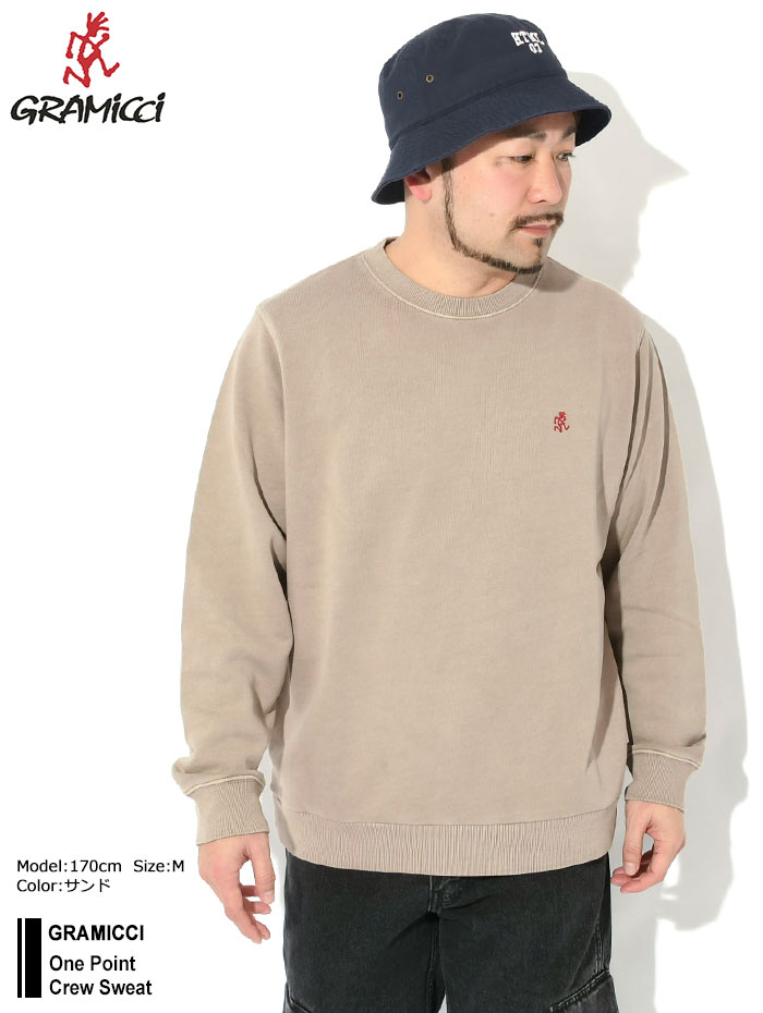 GRAMICCI（グラミチ） トレーナー メンズ 25SS ワン ポイント クルー