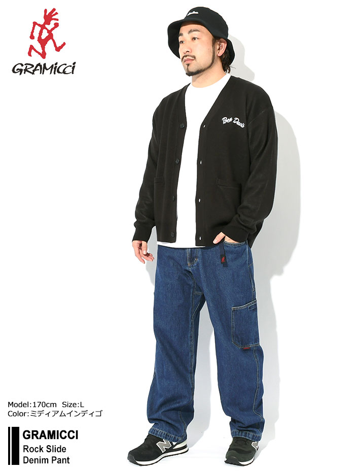 GRAMICCI グラミチ パンツ メンズ ロック スライド デニム