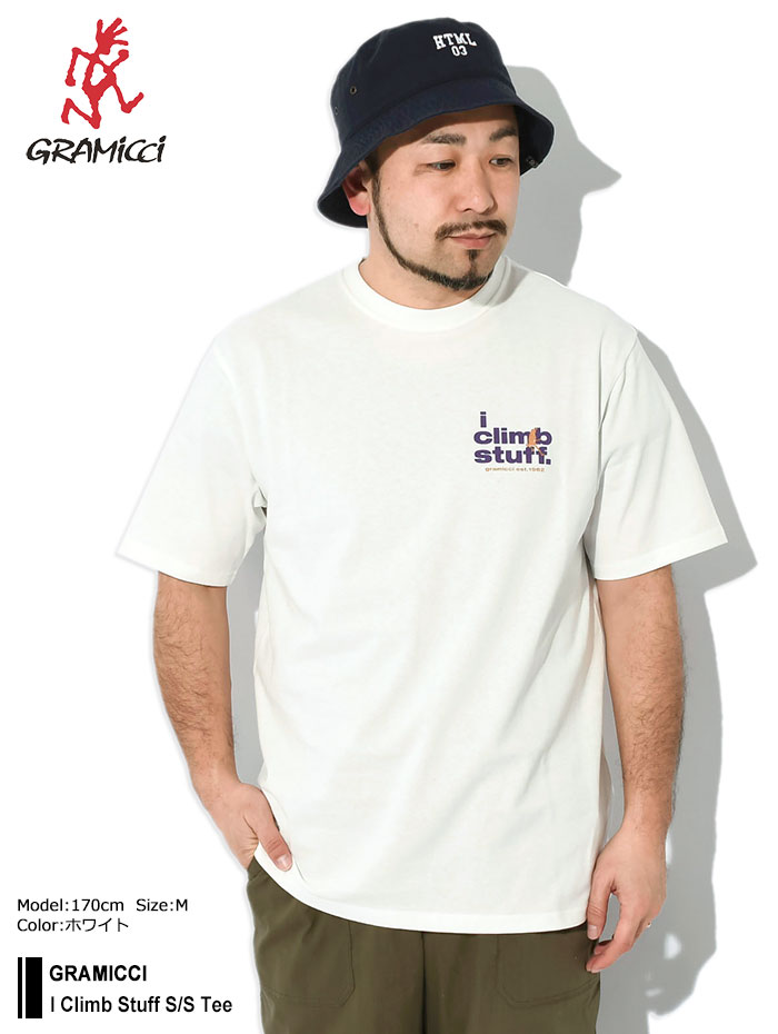 ★Gramicci★ グレー Climb Tシャツ クライムTシャツ｜CLIMB TEE｜Gramicci｜グラミチ公式通販サイト