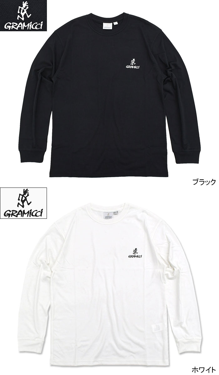 Gramicci（グラミチ） ロンT Tシャツ 長袖 メンズ ワン ポイント ロゴ