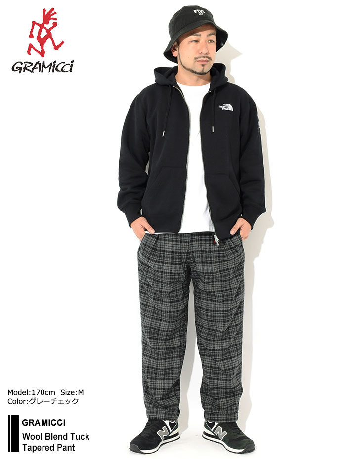 GRAMICCIグラミチのパンツ Wool Blend Tuck Tapered Pant01