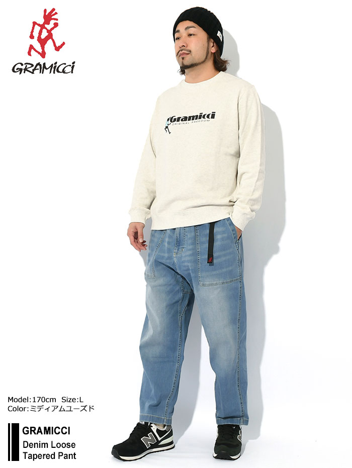 グラミチ パンツ GRAMICCI メンズ デニム ルーズ テーパード ( Denim Loose Tapered Pant ジーンズ ワイド 9分丈  ボトムス GUP3-S2059 )