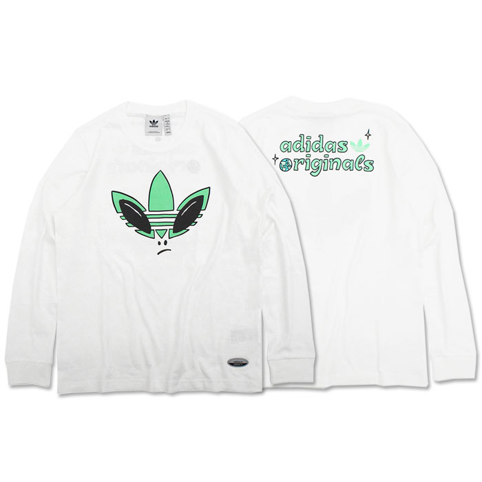 Rhime エイリアン グラフィック 長袖Tシャツ adidas Originals アディダス ロンT Tシャツ 長袖 メンズ RYV