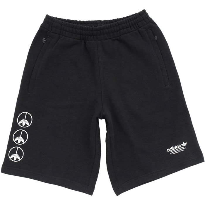 アディダス×グッチ　スウェットハーフパンツ　メンズ　L グッチ ×アディダス コットンジャージースウェットハーフパンツ メンズ