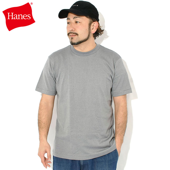 Hanes（ヘインズ） Tシャツ 杢 MOKU 半袖 メンズ レディース モク ワン