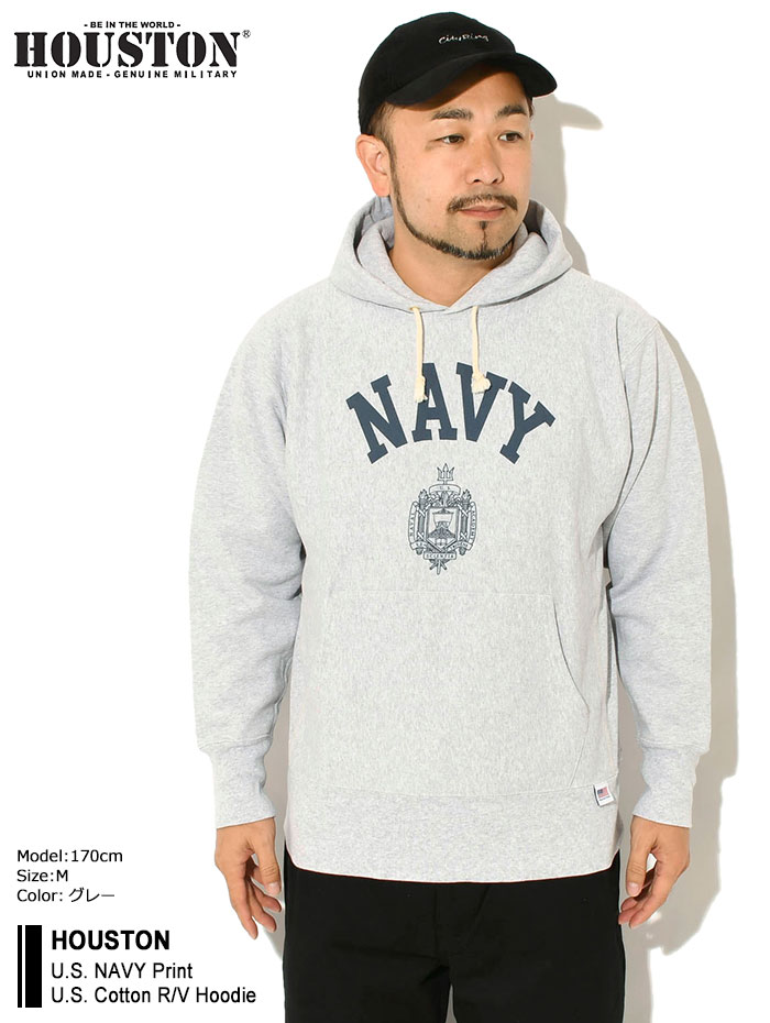 HOUSTON（ヒューストン） パーカー プルオーバー メンズ U.S. NAVY 