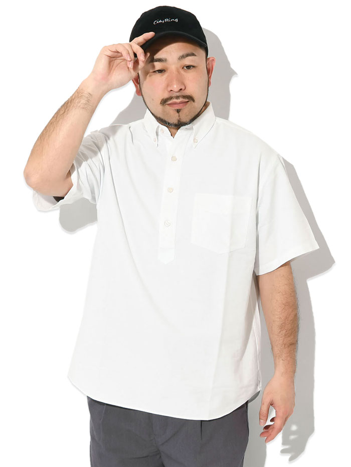 HOUSTON（ヒューストン） シャツ 半袖 メンズ OX プルオーバー