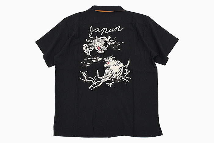 HOUSTONヒューストンのシャツ Tiger & Dragon Souvenir Shirt13