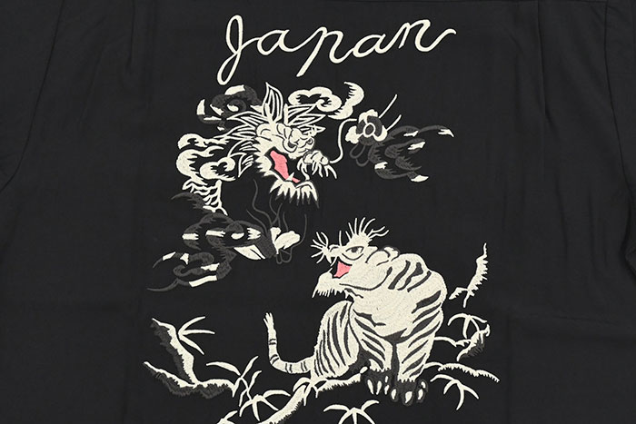 HOUSTONヒューストンのシャツ Tiger & Dragon Souvenir Shirt15