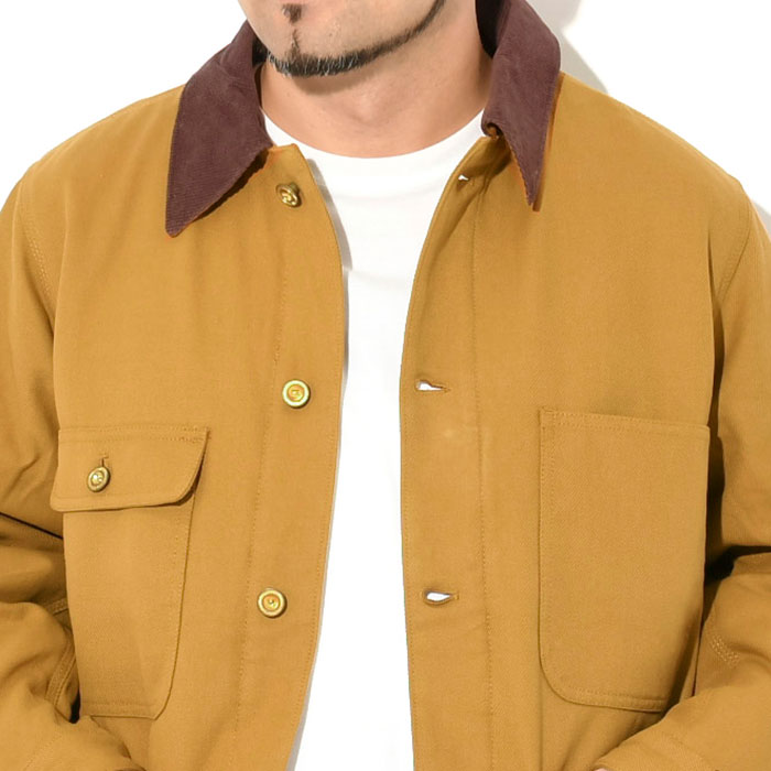 HOUSTONヒューストンのジャケット Solid Viyella Coverall05