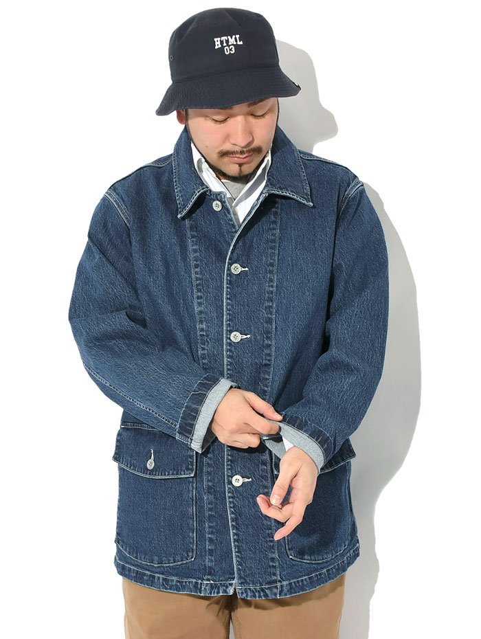 HOUSTONヒューストンのジャケット Cone Denim U.S. Army M-41 Coverall02