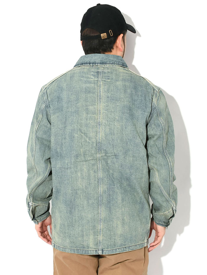 HOUSTONヒューストンのジャケット US Cotton Denim Coverall03