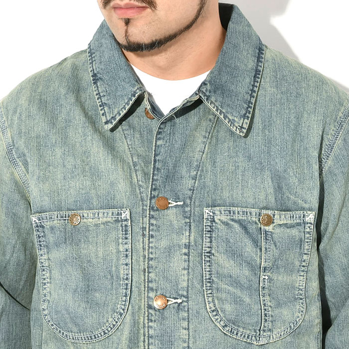 HOUSTONヒューストンのジャケット US Cotton Denim Coverall05