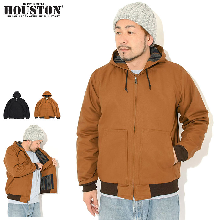 HOUSTON（ヒューストン） ジャケット メンズ ダック ジップ ワーク