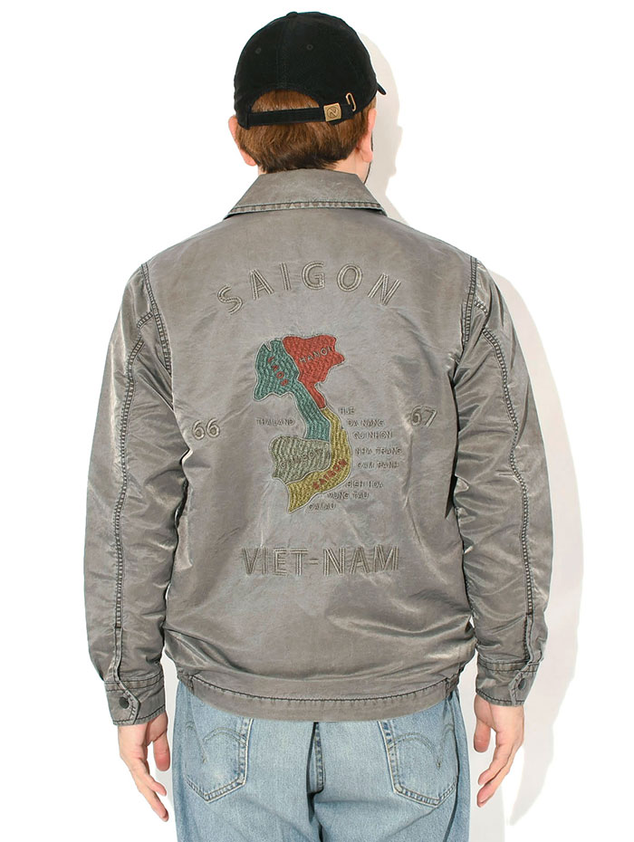 【美品】HOUSTON ヒューストン VIETNAM JACKET ベトジャン HOUSTON（ヒューストン） ベトジャン ベトナムジャケット 虎 タイガー
