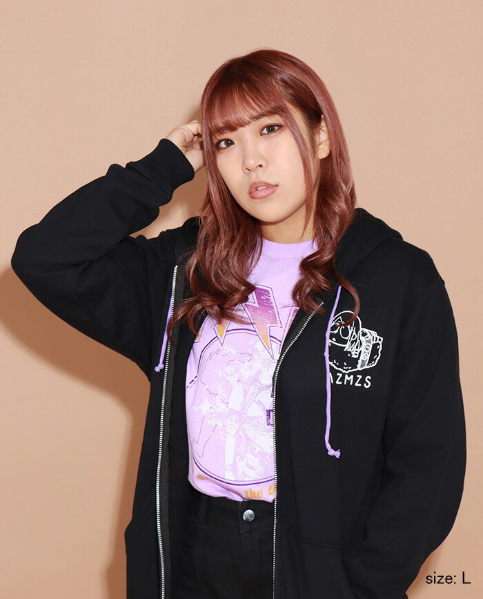 HTML ZERO3×STARDOM パーカー ジップアップ AZM コラボ メンズ ( スターダム AZM THGA Zip Hoodie  スウェット トップス HTML-PA183 )