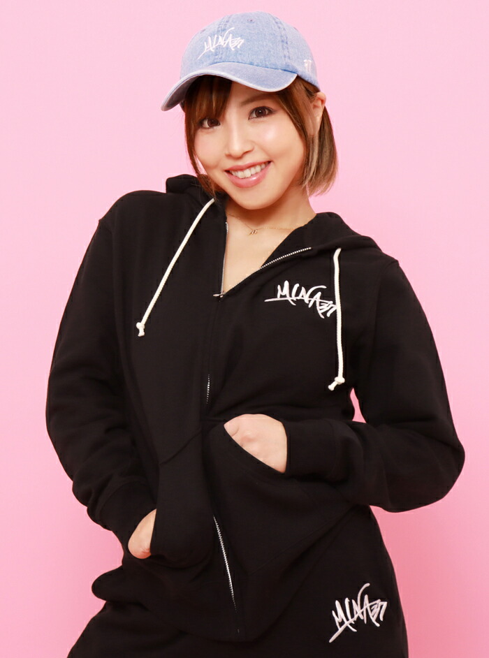 HTML ZERO3×STARDOM パーカー ジップアップ 白川未奈 コラボ メンズ ( スターダム 白川未奈 Bouncing V Zip  Hoodie スウェット HTML-PA185 )