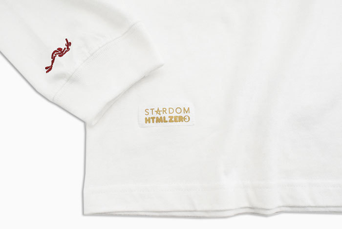 HTML ZERO3×STARDOM ロンT Tシャツ 長袖 ひめか コラボ メンズ 