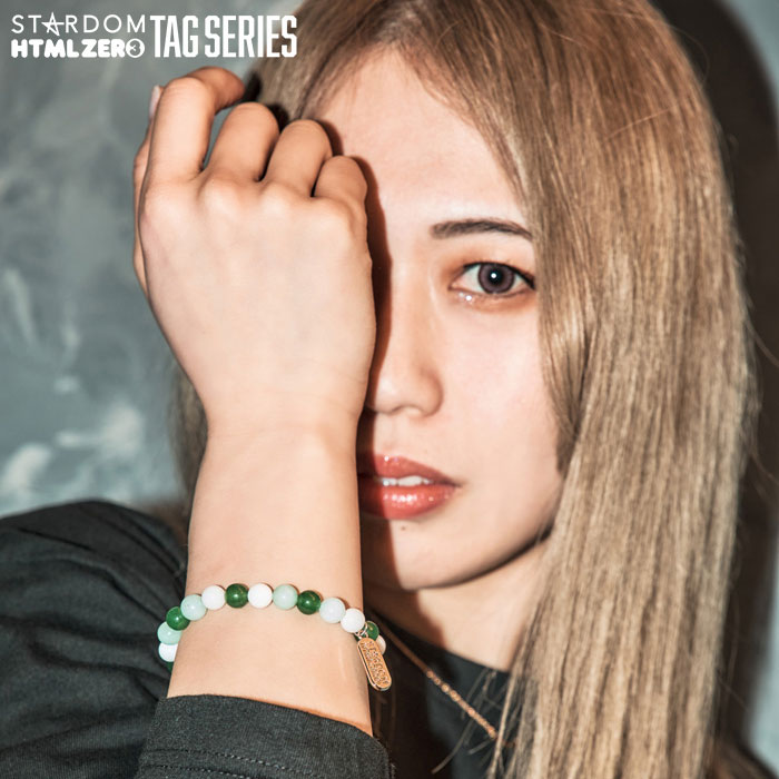 メタモルフォーシス　ムーカイト　ブレスレット　メロディ女史証明書付き HTML03 HTML ZERO3×STARDOM 林下詩美 上谷沙弥 コラボ