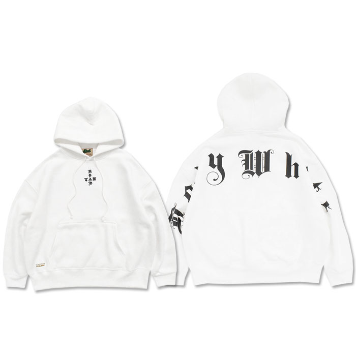 HTML ZERO3×STARDOM パーカー プルオーバー 中野たむ コラボ メンズ レディース ( スターダム 中野たむ Holy White  Big Hoodie HTML-PA179 )