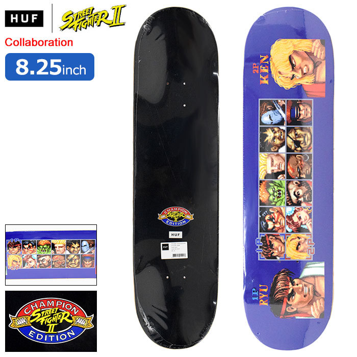 ハフ スケボー スケートボード HUF デッキ 8.25インチ STREET