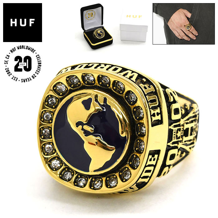 ハフ リング HUF ワールドワイド ( HUF Worldwide Ring 指輪 メンズジュエリー アクセサリー メンズ 男性用 AC00693 )