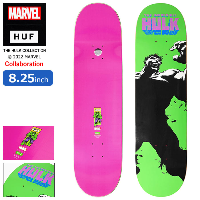 ハフ スケボー スケートボード デッキ HUF 8.25インチ MARVEL HULK Radiate Skate Deck コラボ ( MARVEL  HULK Radiate Skate Deck AC00763 ) : huf-ac00763 : ice field - 通販 -  Yahoo!ショッピング