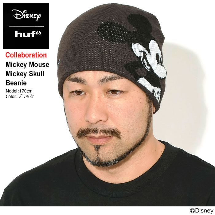 HUF（ハフ） ニット帽 メンズ ディズニー ミッキーマウス ミッキー