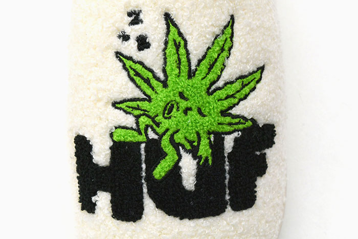 HUF ハフ サンダル メンズ 男性用 ファジー スリッパ Natural