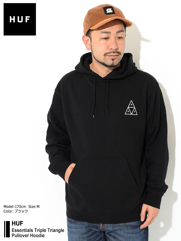 ハフ パーカー プルオーバー HUF メンズ エッセンシャルズ トリプル トライアングル Essentials Triple Triangle  Hoodie PF00572 PF00491 :HUF-ESSTTPH:ice field 通販 