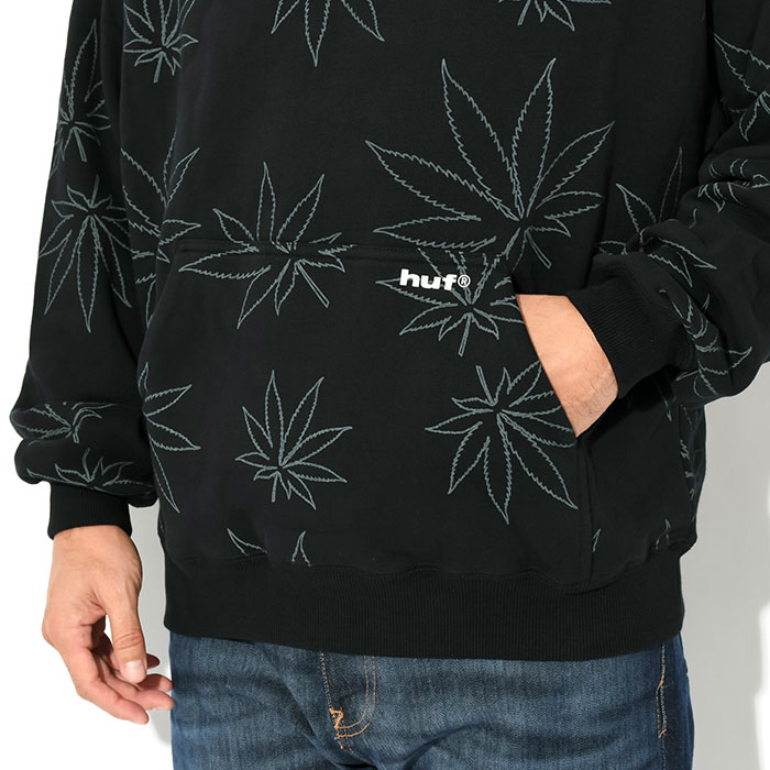 HUF（ハフ） パーカー プルオーバー メンズ プラントライフ フリース