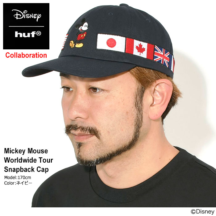 HUF（ハフ） キャップ メンズ ディズニー ミッキーマウス ワールド