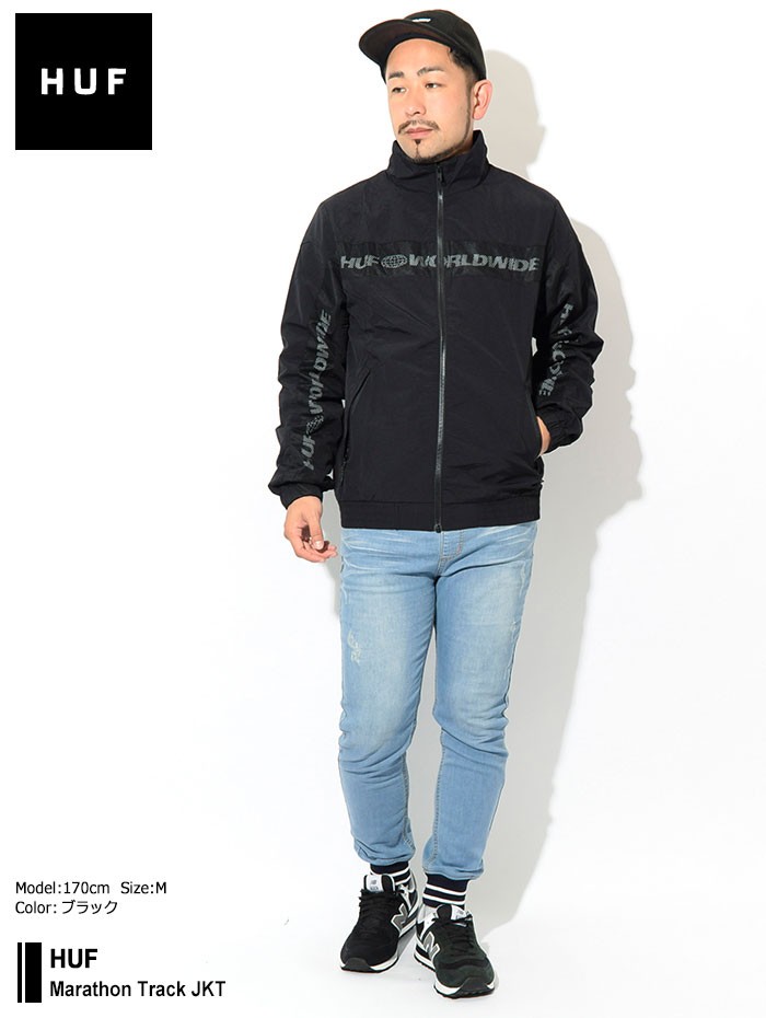 HUF ハフ ジャケット メンズ マラソン トラックジャケット(HUF