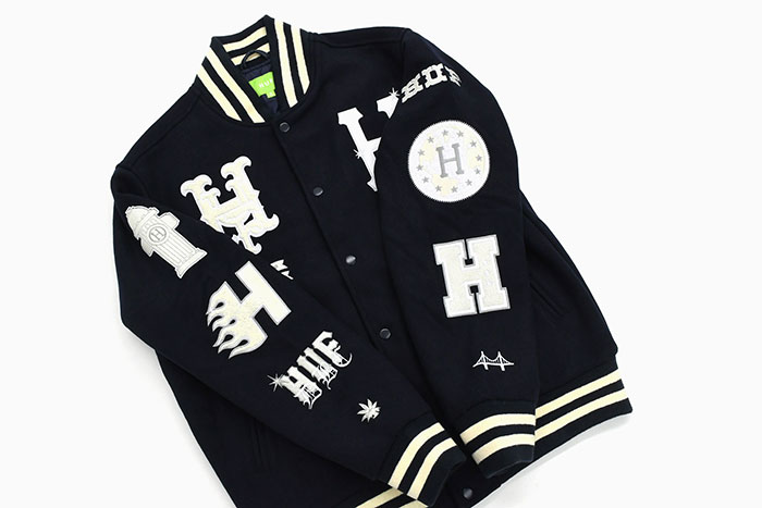 HUFハフのジャケット 20 Year Classic H Varsity11