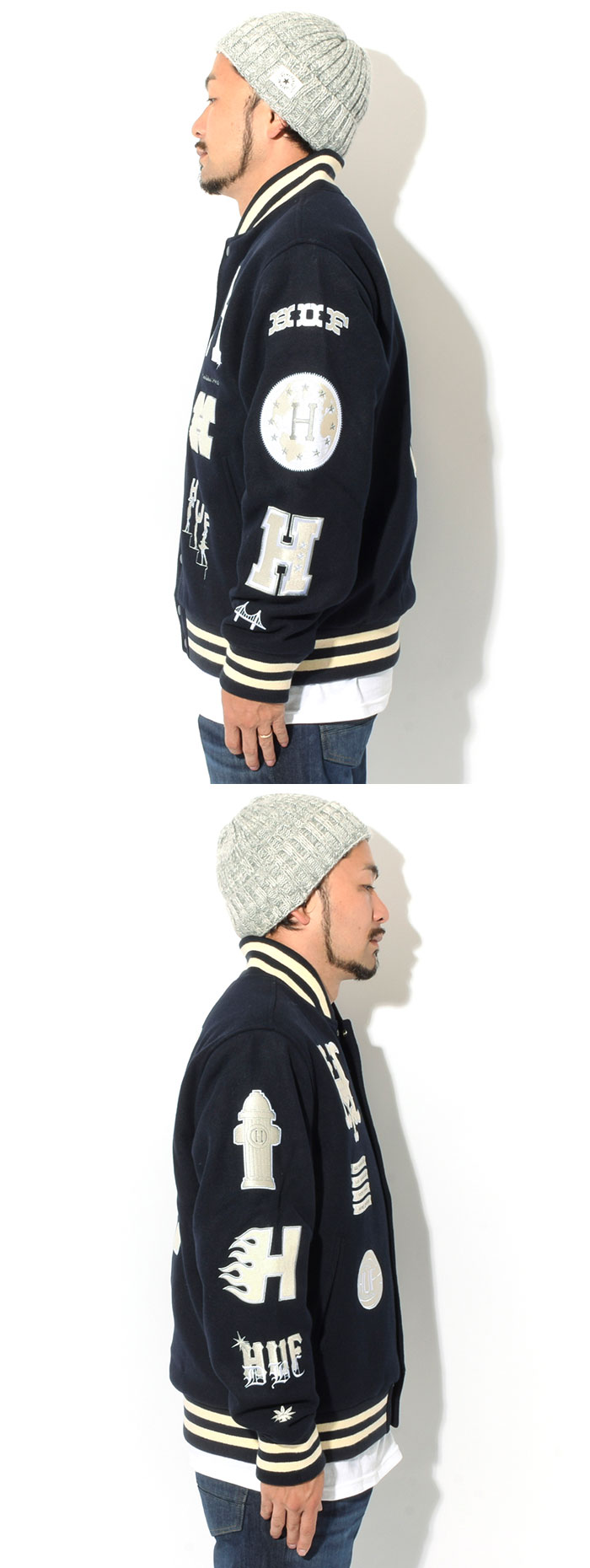 ハフ ジャケット HUF メンズ 20 イヤー クラシック H バーシティー (20 Year Classic H Varsity JKT スタジアムジャケット  アウター JK00368) :HUF-JK00368:ice field - 通販 - Yahoo!ショッピング