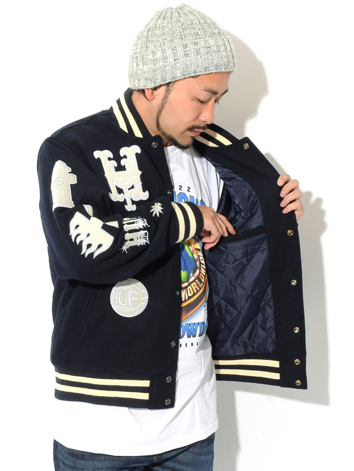 HUFハフのジャケット 20 Year Classic H Varsity04