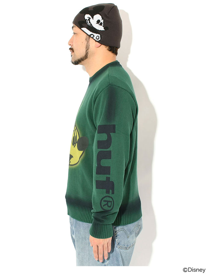 HUF（ハフ） セーター メンズ ディズニー ミッキーマウス ミッキー
