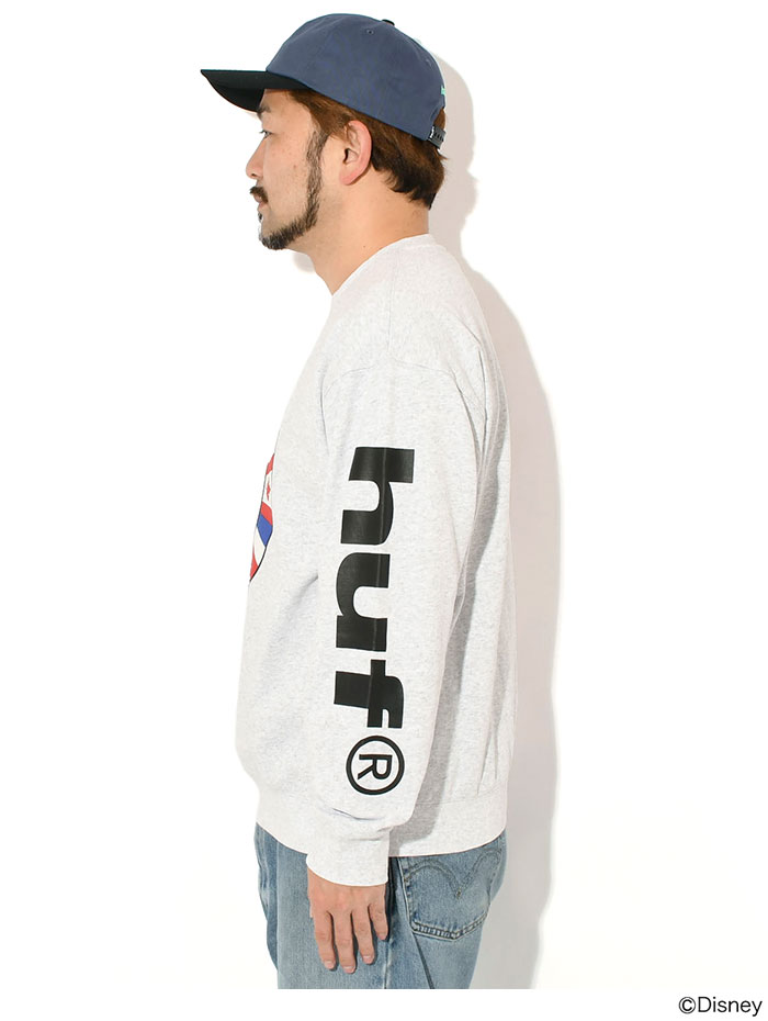 HUF（ハフ） トレーナー メンズ ディズニー ミッキーマウス ワールド
