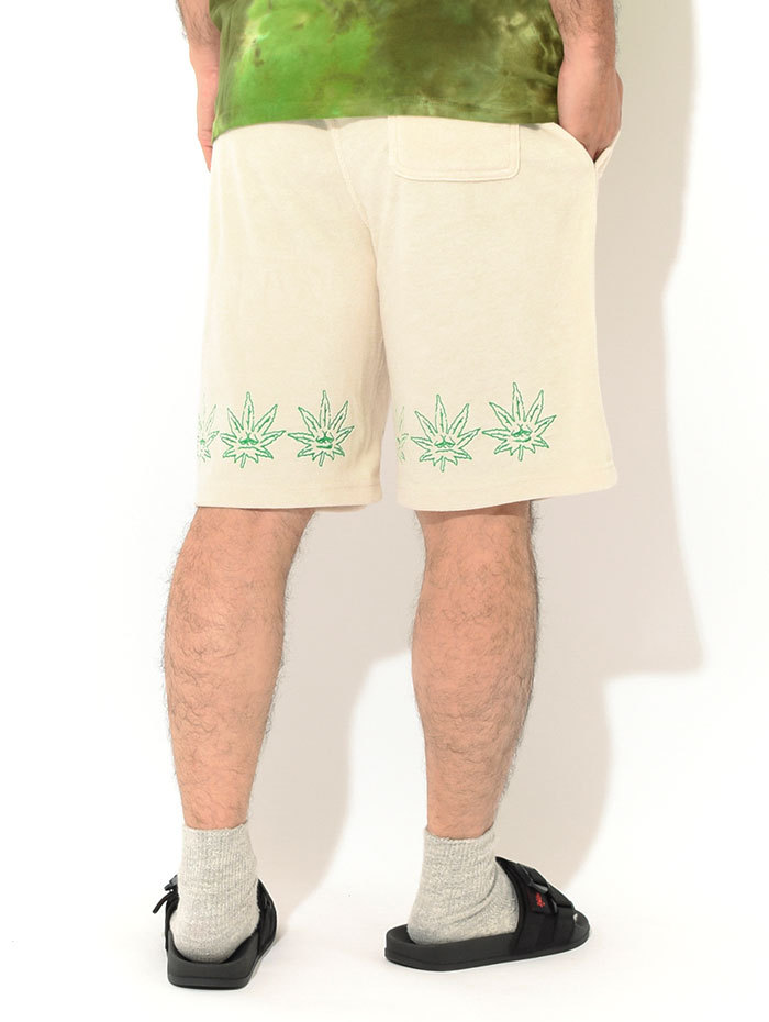HUF（ハフ） ハーフパンツ メンズ グリーン バディ テリー クロス