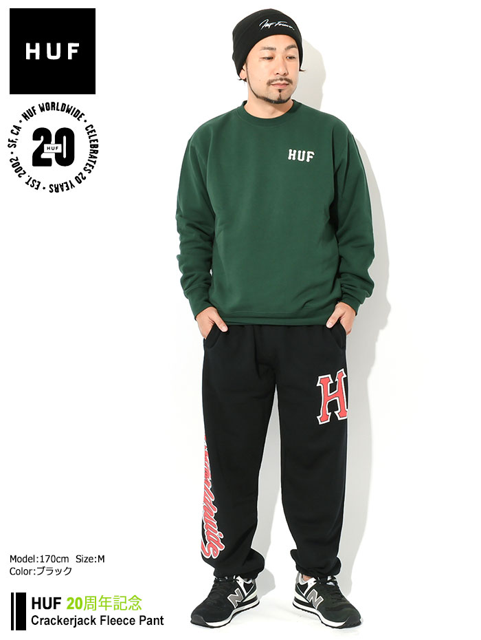 ハフ パンツ HUF メンズ クラッカージャック フリース ( HUF Crackerjack Fleece Pant スウェットパンツ ボトムス  男性用 PT00244 )